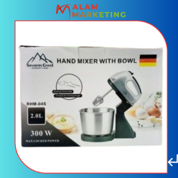 Severin Crest 300 w electric mixer with stainless steel bowl M