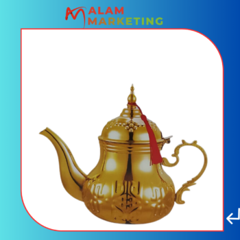Théière Marocaine Doré 1.6L – BERRAD MEGHRIBI D