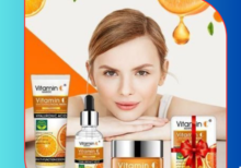 Disaar 4 Pack Anti-Aging Face Care Pack with High Concentration of Hyaluronic Acid and Vitamin C