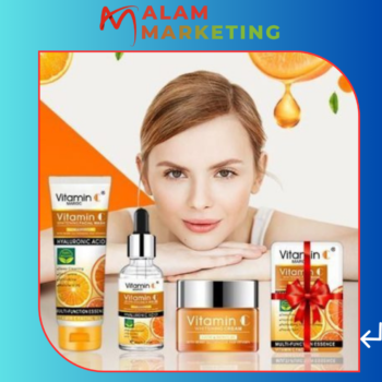 Disaar 4 Pack Anti-Aging Face Care Pack with High Concentration of Hyaluronic Acid and Vitamin C