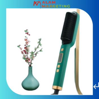 Hair straightening brush with built-in comb Fast heating G
