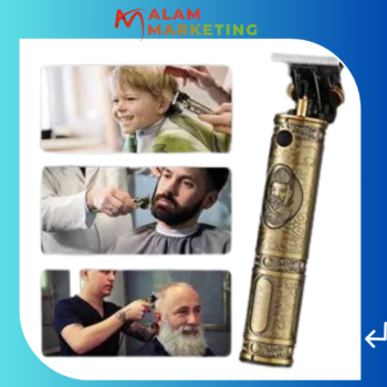 Men’s Hair Trimmer Cordless Hair Clipper for Men Gold Hair Trimmer Hair Trimmer T-Blade Outliner Zero Gipped USB Rechargeable