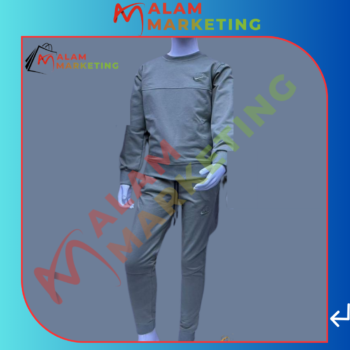 Men's Tracksuit - Brand - Steel Grey - Long Sleeves G