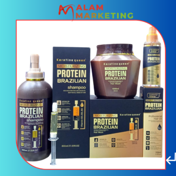 Set of 3 Brazilian Keratin Proteins for Deep Hair Treatment