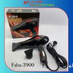 Faba Black hair dryer FABA super turbo 3900, professional dryer.
