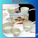 SERVICE 5 CASSEROLES EN GRANITE BLACK