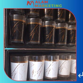 Tableau verre 12pcs marb