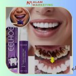 EELHOE Dentifrice blanchissant violet, 50ml, reétiquettes sûres, ories des dents, mousse dentaire, élimination de la plaque dentaire, soins dentaires