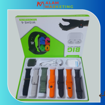 Smart watch pack with Airpod model WISME-6 G