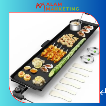 Electric Teppanyaki Grill BBQ Grill Non-Stick Camping Grill 70CM 90CM