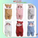 Sac De Couchage En Laine Bébé, L'Emmaillotage Hivernal Réglable Pour Bébé G