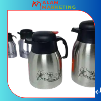 Thermos Inox isotherme 1.5L & 1.2L, Set de 2 Thermos de café en acier inoxydable