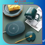 Lucky Ceramic Coffee Mug with Automatic Heating Pad