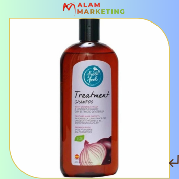 Anti-hair loss shampoo containing onion extract, elephant carpet, fresh feel, volume 400 ml G