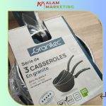 Set de 3 Casseroles En Granite.