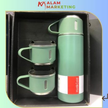 Thermos Termos inox +3 tasse