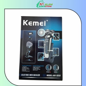 Kemei  5D êtes étanche rechargeable électrique hommes rasoir 3 en 1 silencieux son en gros
