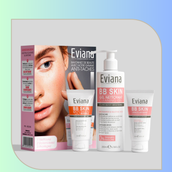 Eviana Pack Bb Skin Creme Eclaircissante 50ml + Bb Skin Gel Nettoyant Eclaircissant 200ml + Bb Skin Creme Solaire Spf50+ 50ml