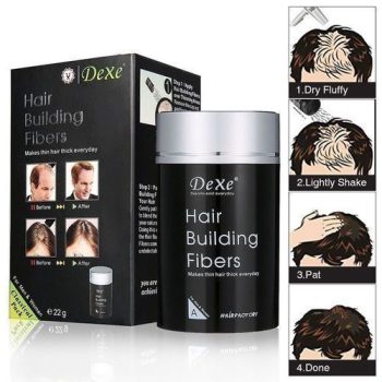 Dexe Fibres capillaires Fibre de cheveux, cheveux amincissants et points